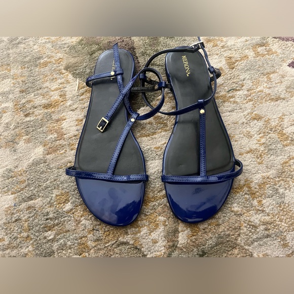 Merona - strappy royal blue sandals - Picture 3 of 6